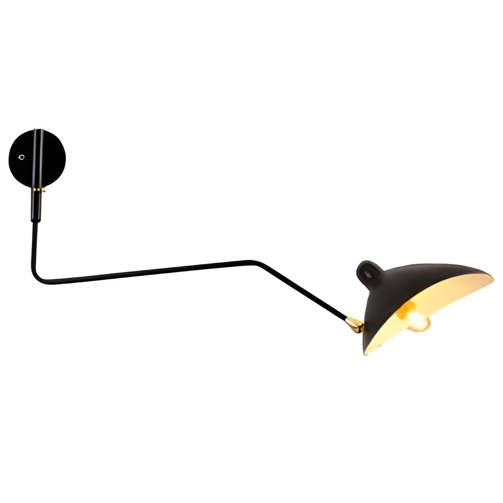 STANFORD IRON SWING ARM WALL LANTERN