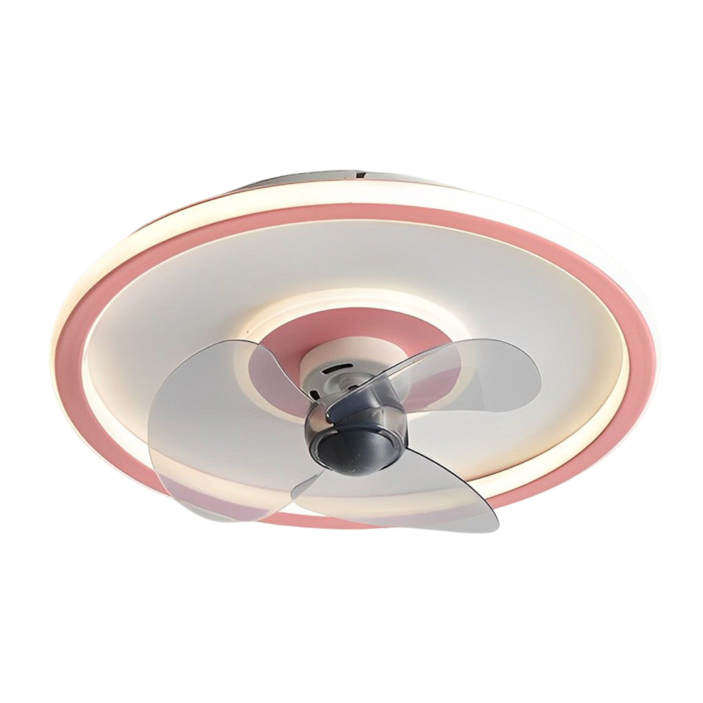 1. **WINSLOW WHISPERING CEILING FAN LUMINAIRE**  
   Features a silent operation with 360° rotation and adjustable brightness, blending seamlessly into any modern space.

2. **HATHERLEIGH INVISIBLE AIRFLOW ILLUMINATOR**  
   Combines a sleek design with d