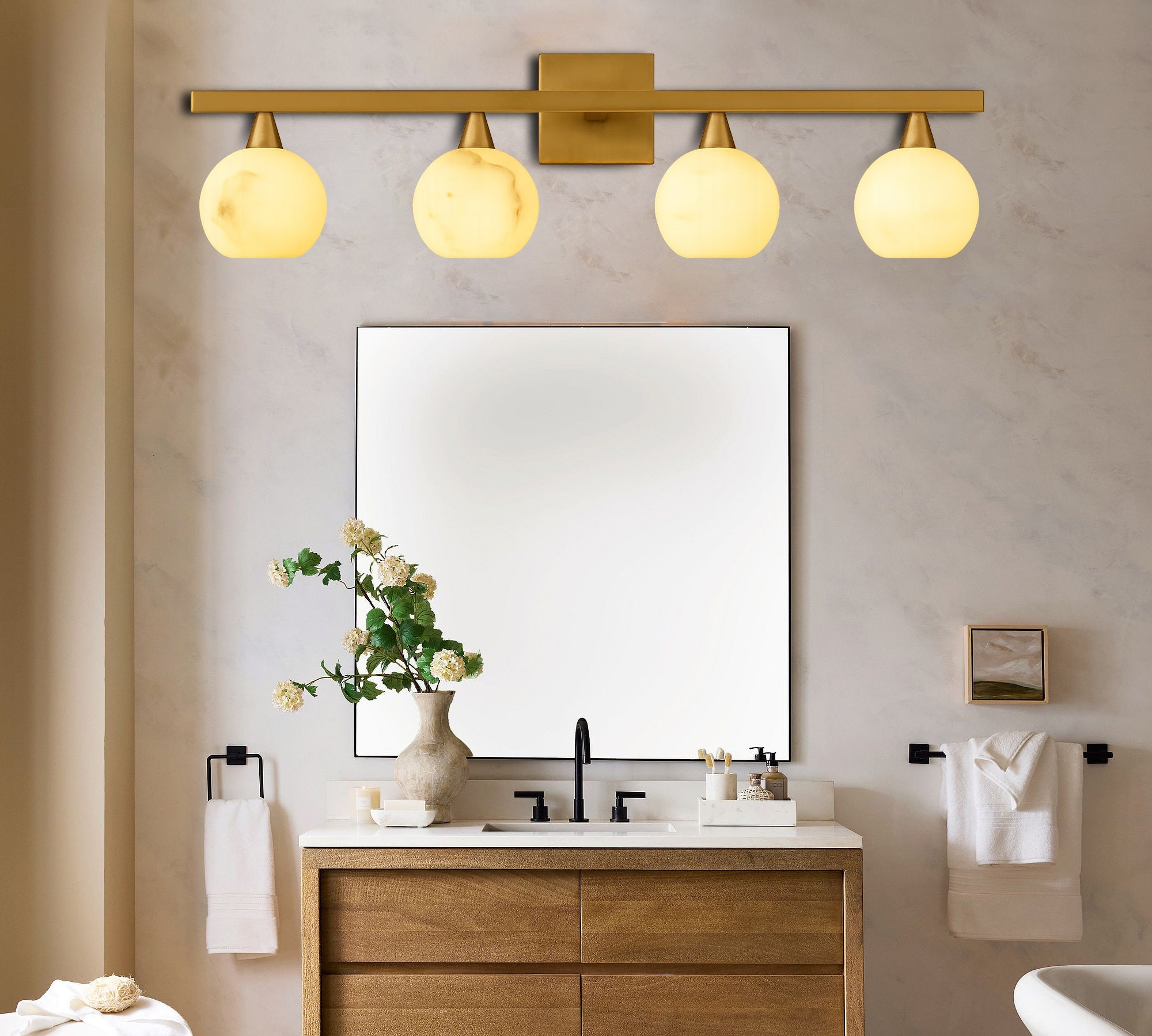 Vittoria Quattro-Lamp Wall Illumination
