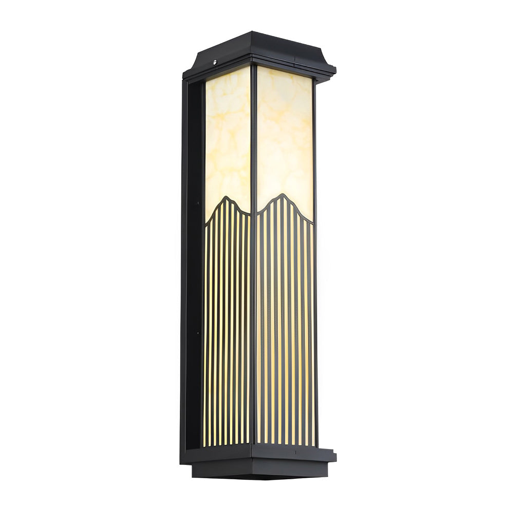 WINDSOR SOLAR-POWERED OUTDOOR WALL LANTERN WITH REMOTE CONTROL
