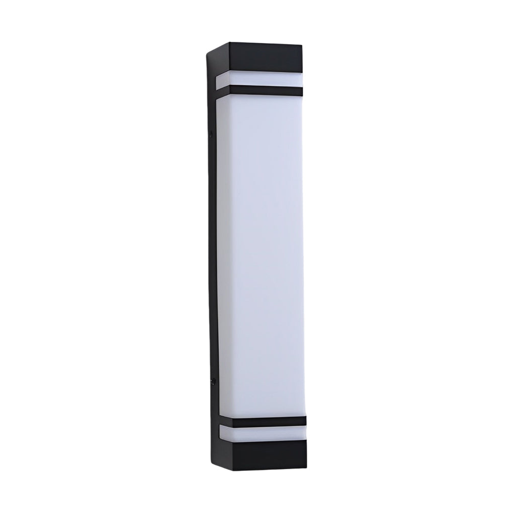 RAVENHURST RECTANGULAR BLACK WATERPROOF OUTDOOR WALL LANTERN