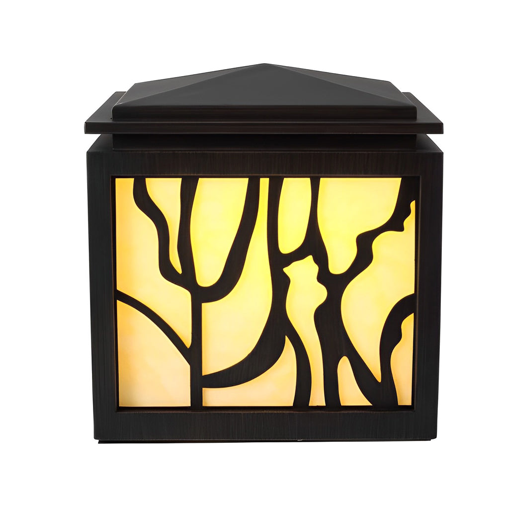 WINCHESTER WEATHERED BLACK LED FENCE LIGHTING