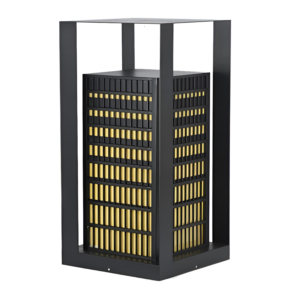 RAVENDALE GEOMETRIC OUTDOOR PATH LIGHTING LANTERN