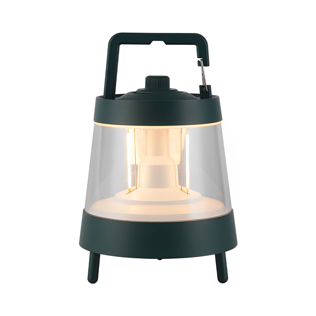 WINDSOR GREEN LED CAMPING LANTERN WITH DIMMABLE FUNCTIONALITY AND WATERPROOF DESIGN