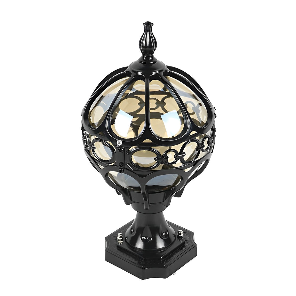 WINDSOR GLOBE WATER-RESISTANT LED FENCE LANTERNS
