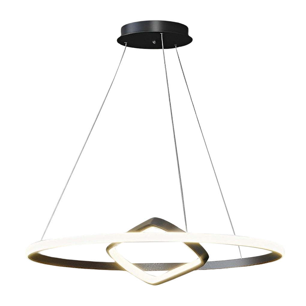 RAVENHURST ADJUSTABLE OVAL LED CHANDELIER WITH DIMMING FUNCTION