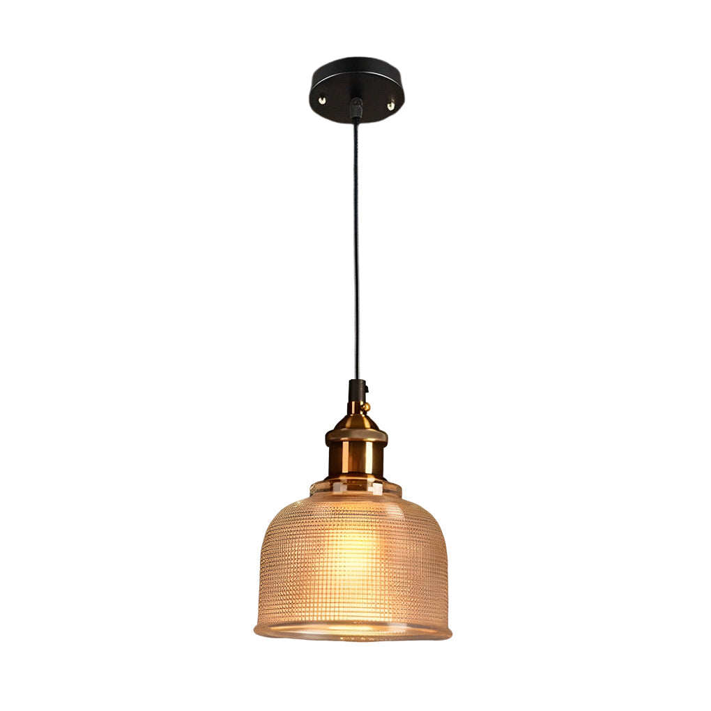 WINTHROP CRYSTAL ORB METAL PENDANT LIGHT