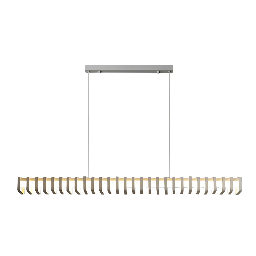 FENWICK MODERN DIMMABLE SQUARE CHANDELIER