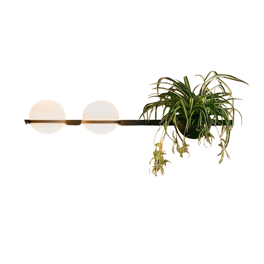 WHITBY FLORAL EMBRACE WATER-RESISTANT LED WALL LANTERN