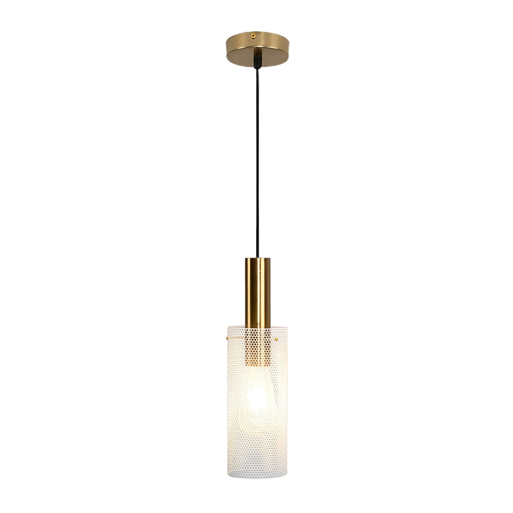 WINTHROP CYLINDRICAL IRON PENDANT LAMP