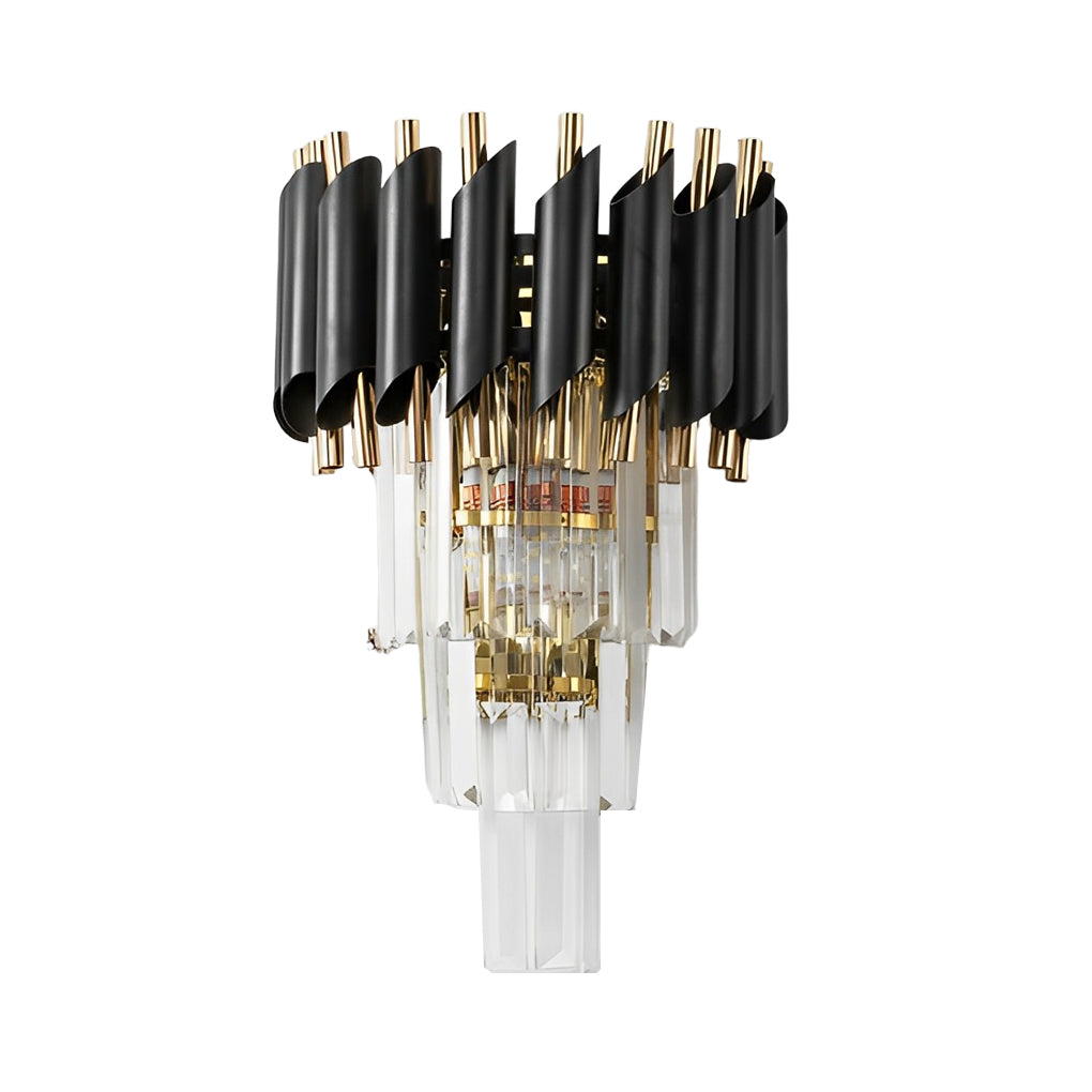 WINTHROP CRYSTAL EMBRACE MODERN WALL LANTERN