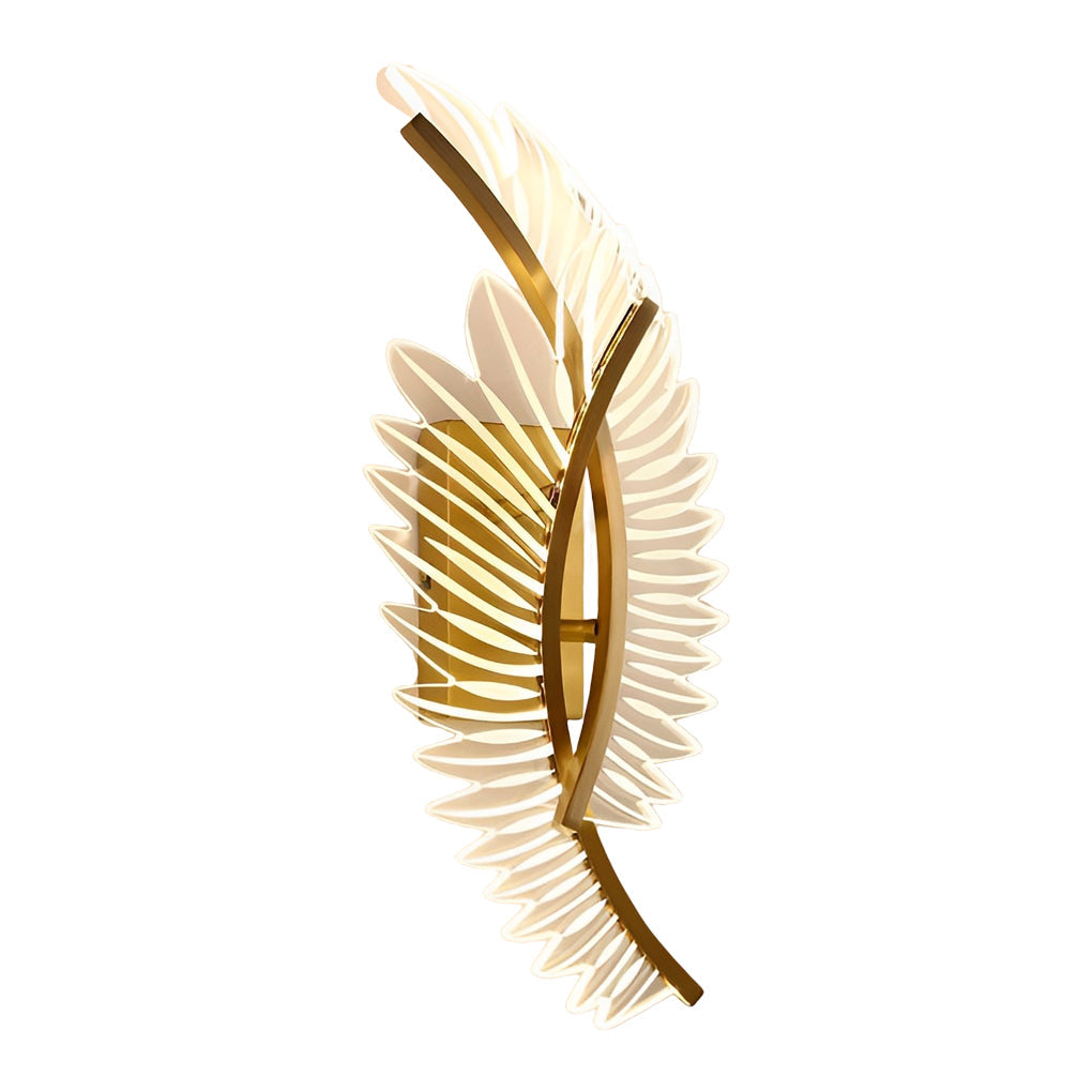 WINTHORPE ACRYLIC FOLIAGE LED DIMMABLE WALL SCONCE
