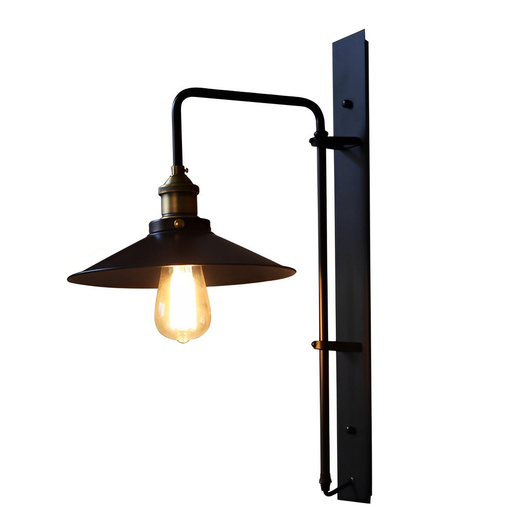 RAVENWOOD VINTAGE STEEL WALL SCONCE WITH ADJUSTABLE ARM