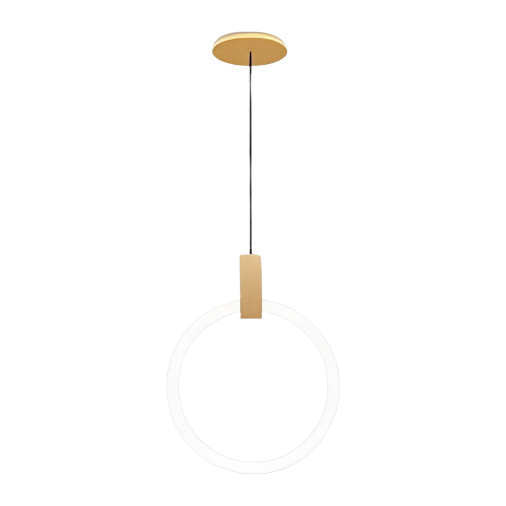 WINTHROP RINGED DIMMABLE LED STAIRWAY CHANDELIER