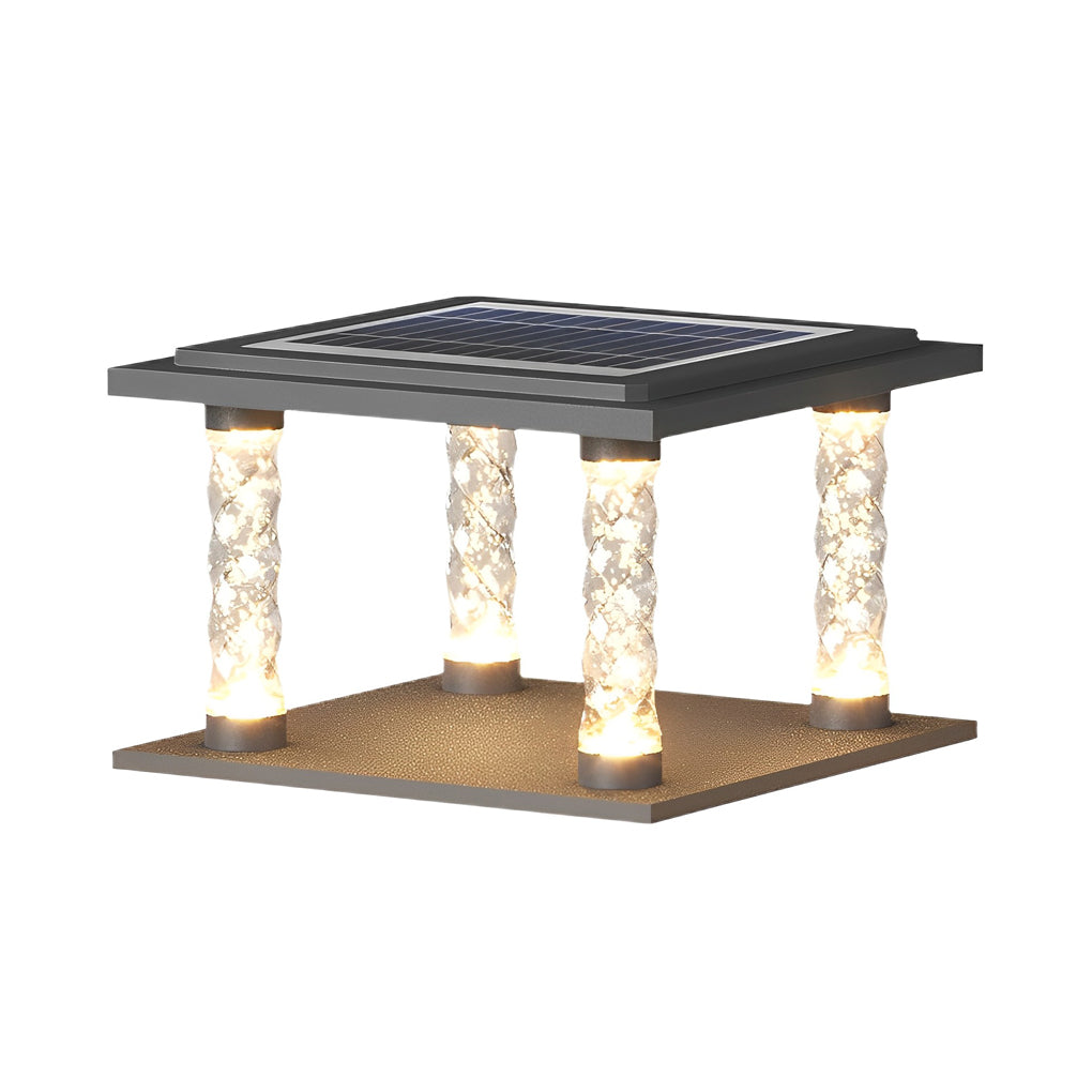 WINDSOR SOLAR-ENHANCED ROUNDED POST CAP ILLUMINATORS