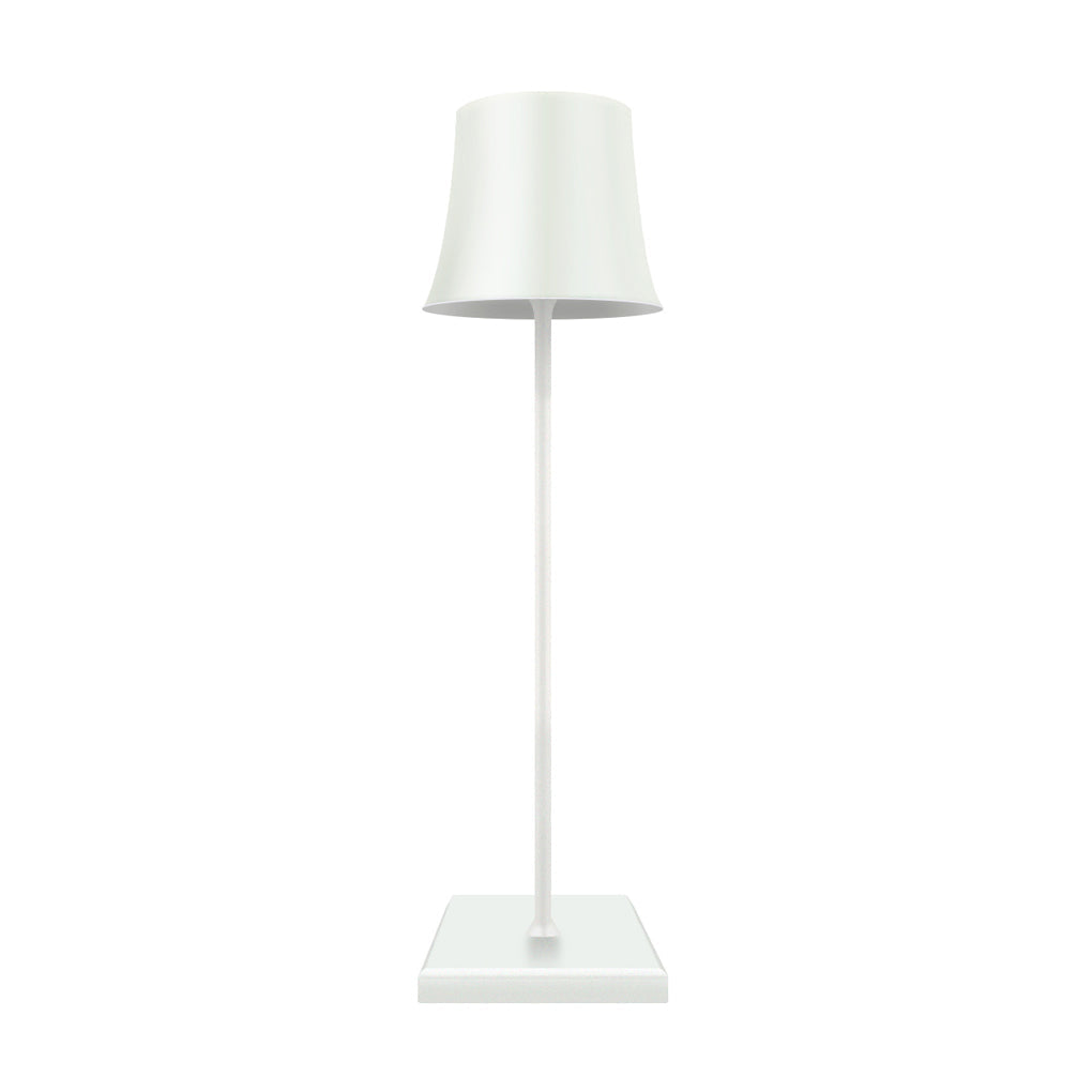 WINTHROP 15-INCH CORDLESS METAL TABLE LAMP IN ONYX AND IVORY