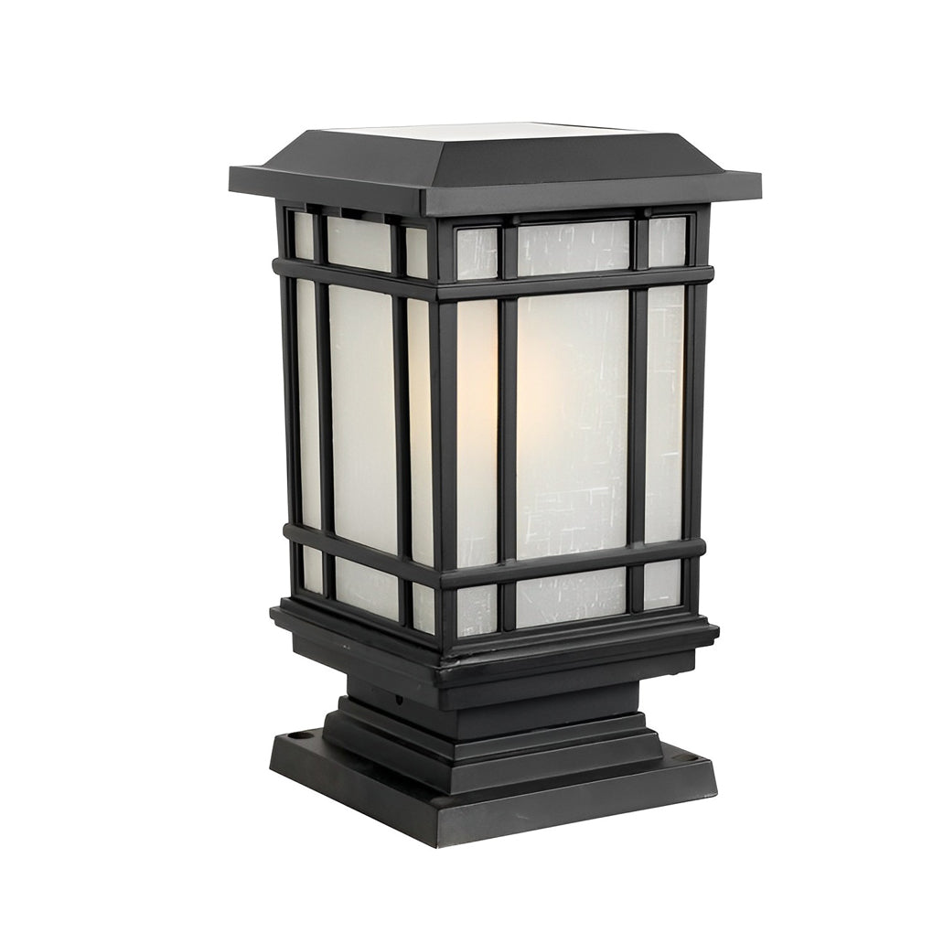 WINDSOR SOLAR TRIO DIMMER FENCE POST LANTERNS