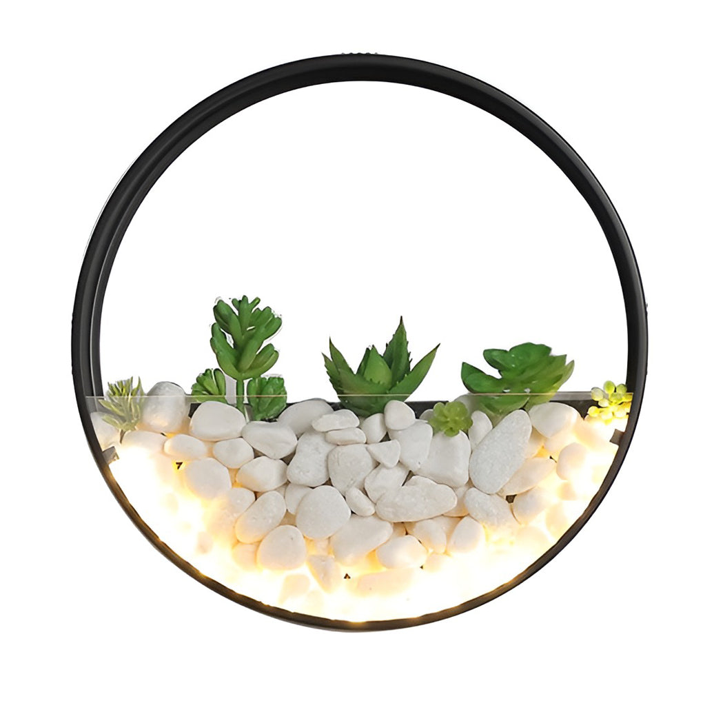 WINDSOR GARDEN ORB LED WALL LANTERN