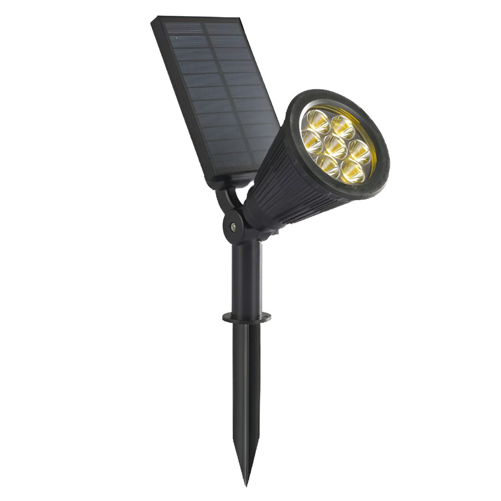 THORNBURY RAINPROOF 7W SOLAR GARDEN SPOTLIGHTS