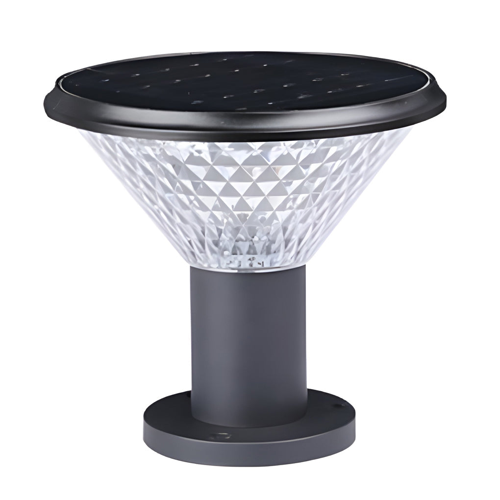 RAVENWOOD SOLAR-POWERED CIRCULAR FENCE LANTERNS WITH SMART LIGHTING