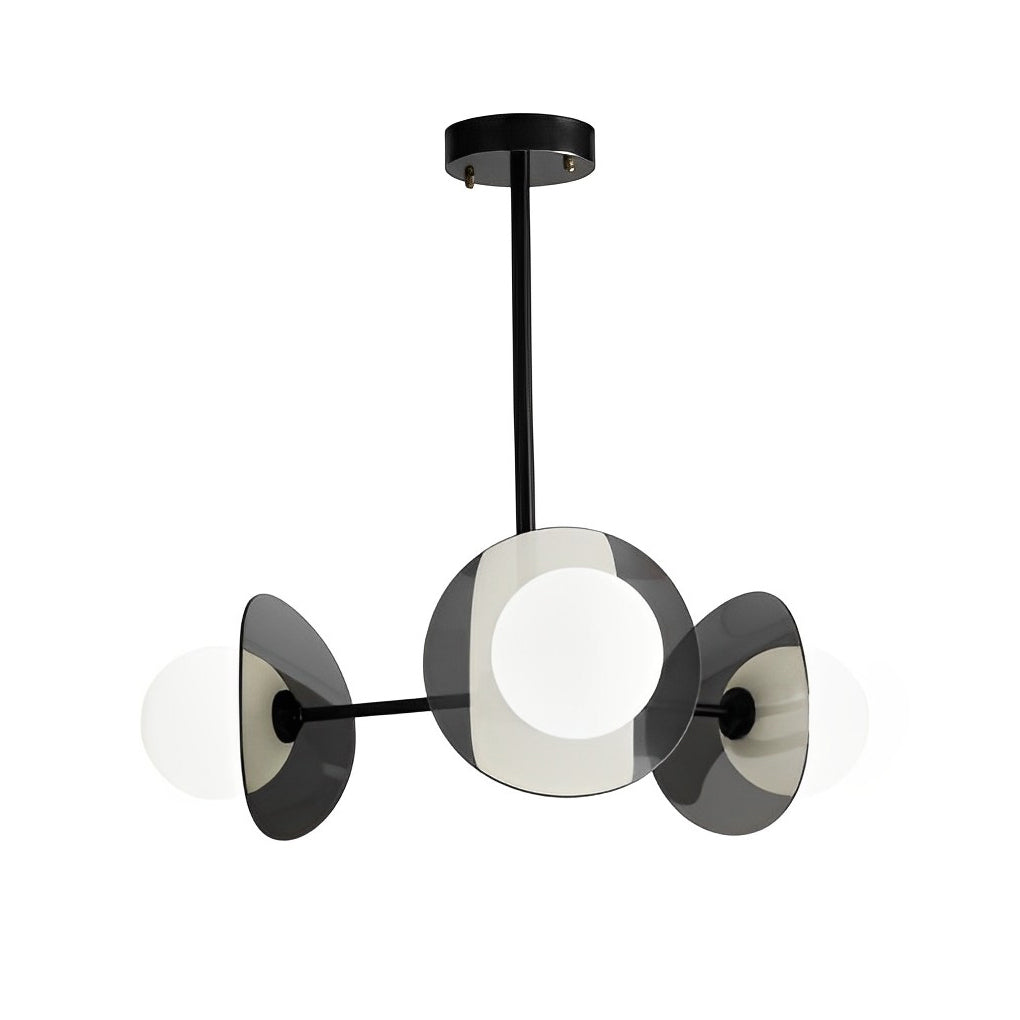 WINTERBOURNE COPPER AND GLASS ORB CHANDELIER