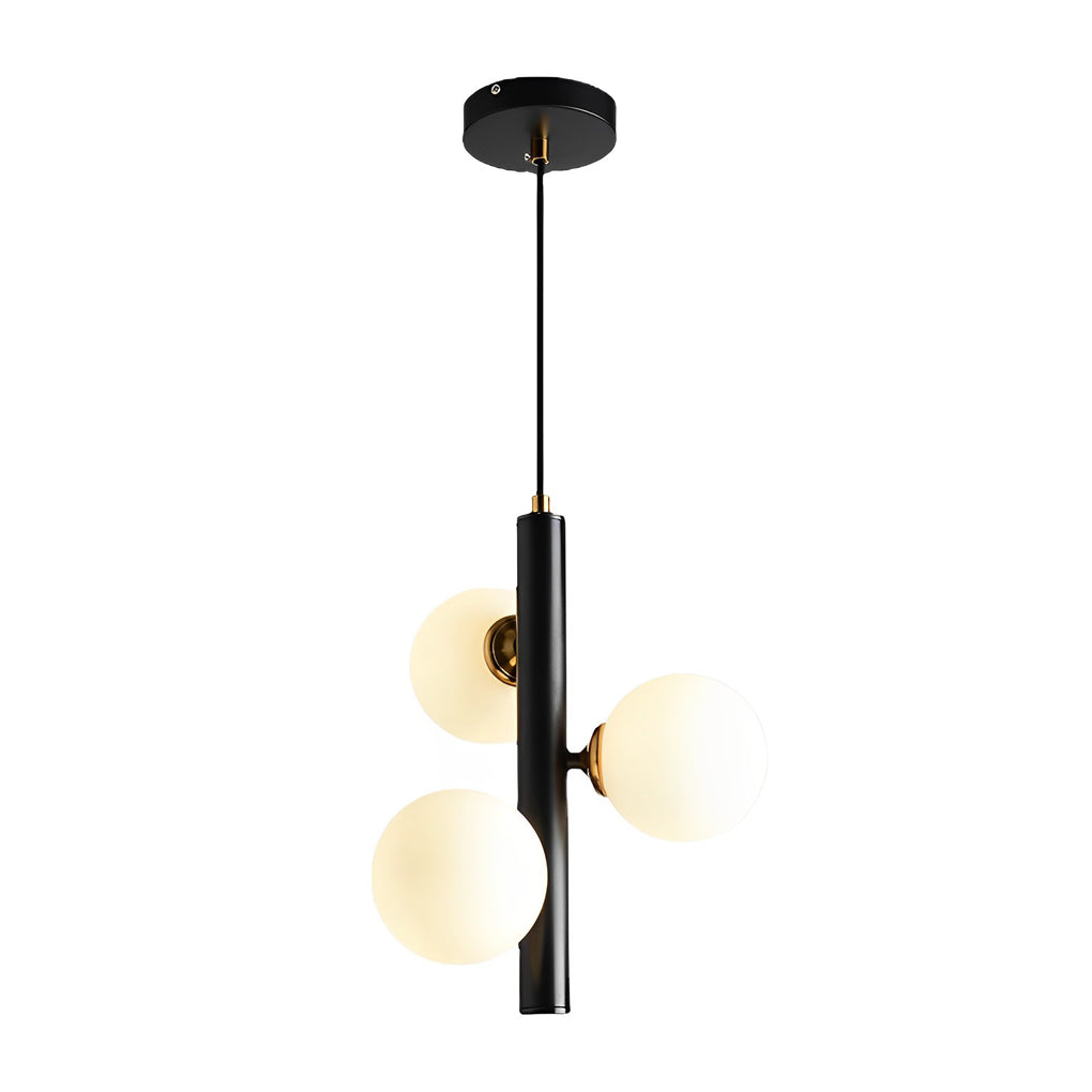 WINTHROP TRIO GLASS ORB CHANDELIER