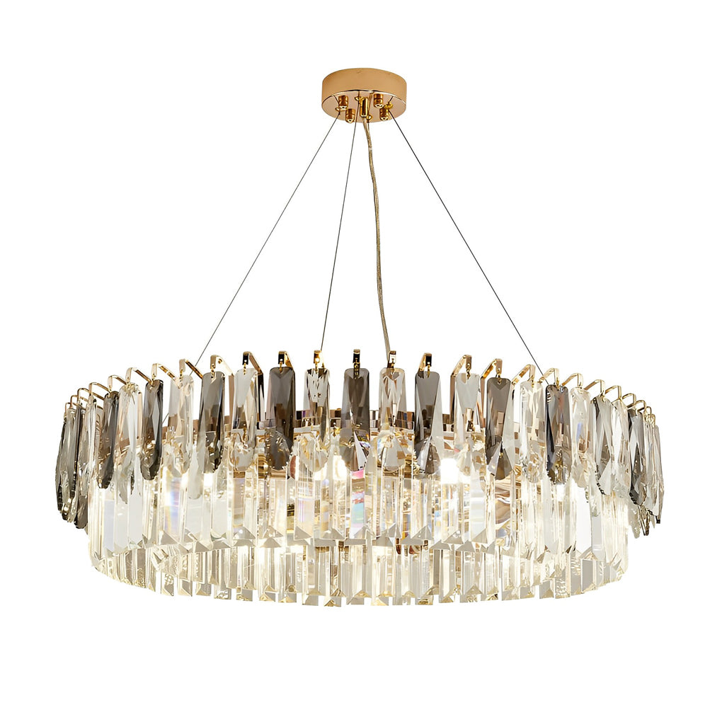 ASTONIA DUAL-TIERED CRYSTAL ILLUMINATION FIXTURE