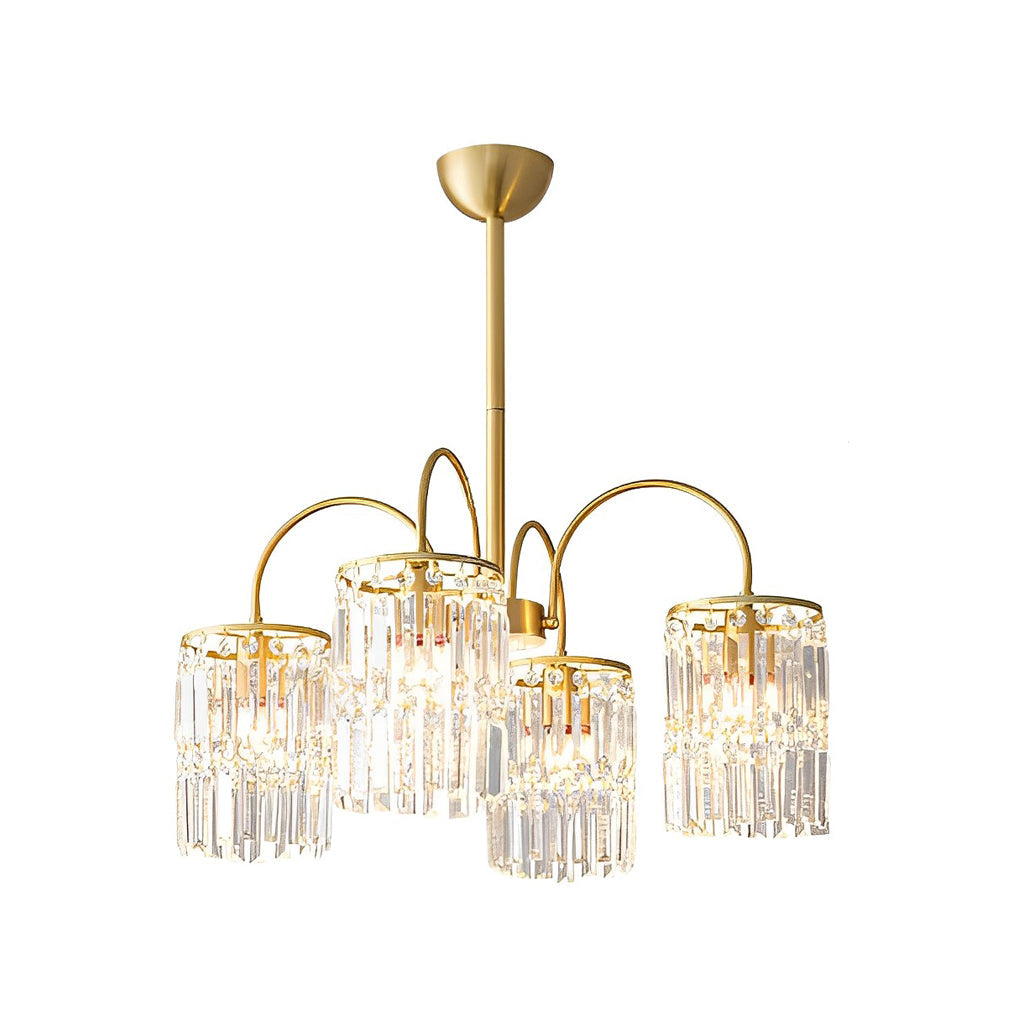 CHARLESTON CRYSTAL CURVE LUXURY CHANDELIER