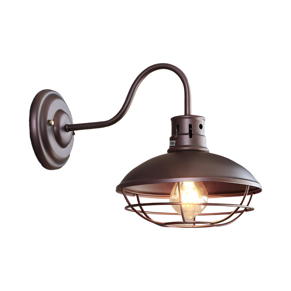 WINDSOR IRON VINTAGE OUTDOOR WALL LANTERN