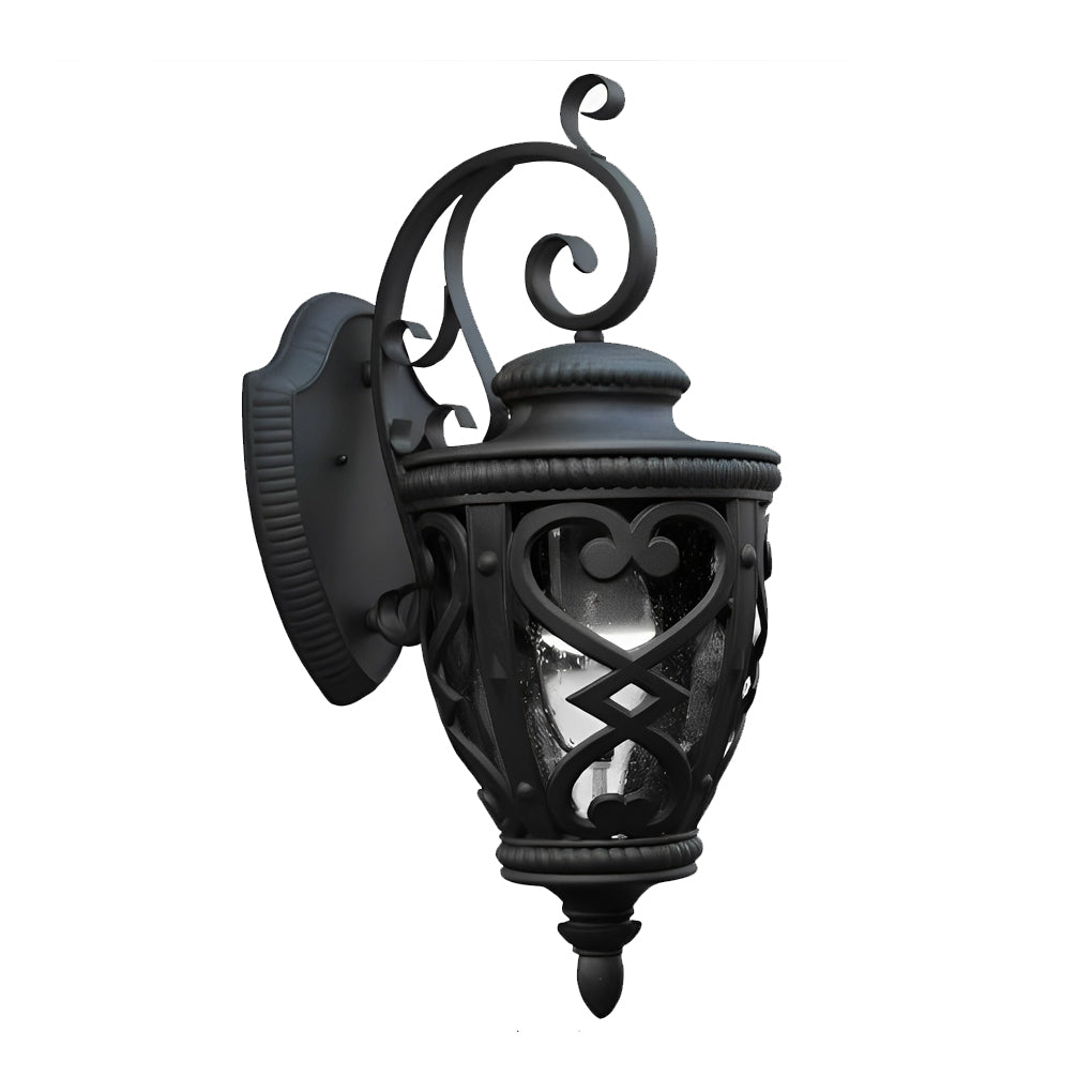 RAVENHURST VINTAGE ALUMINUM OUTDOOR WALL LANTERN