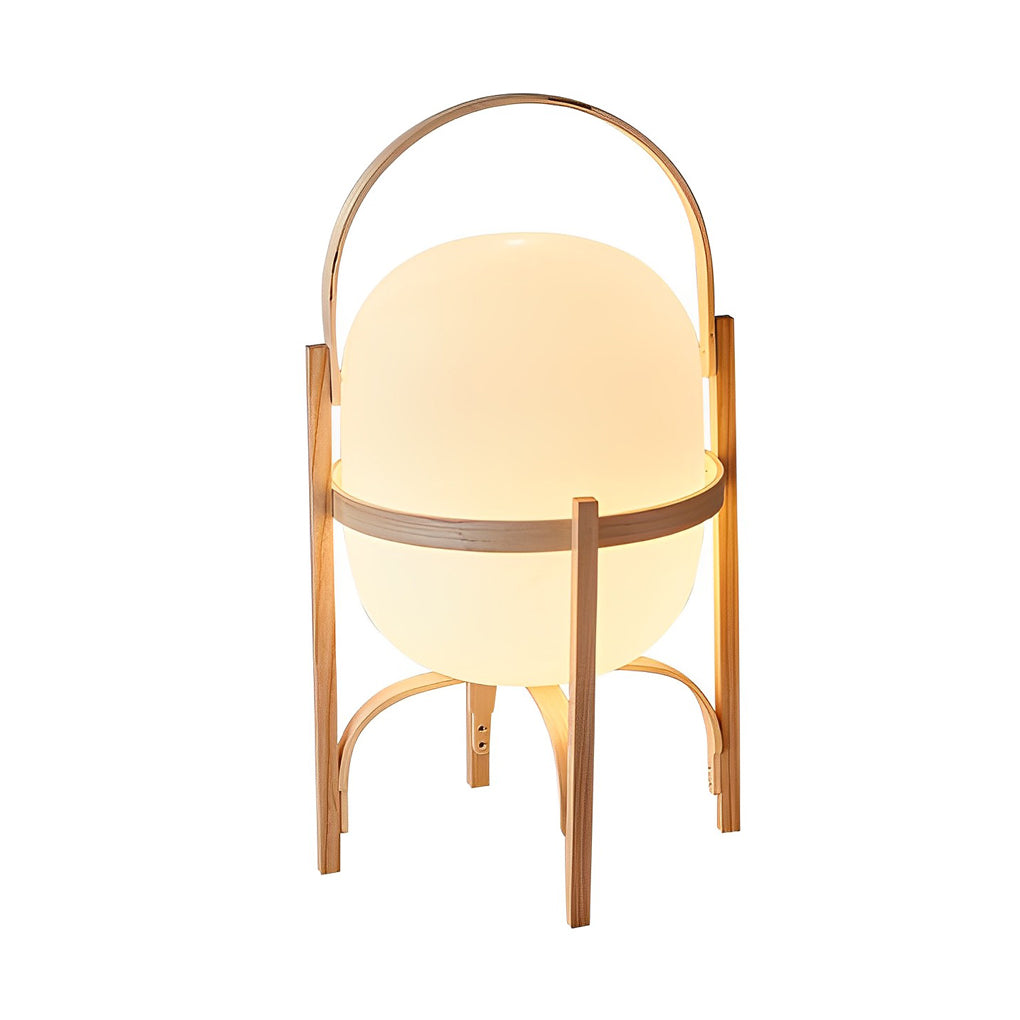 WINDSOR GLOBE LED TABLE LANTERN WITH STAND