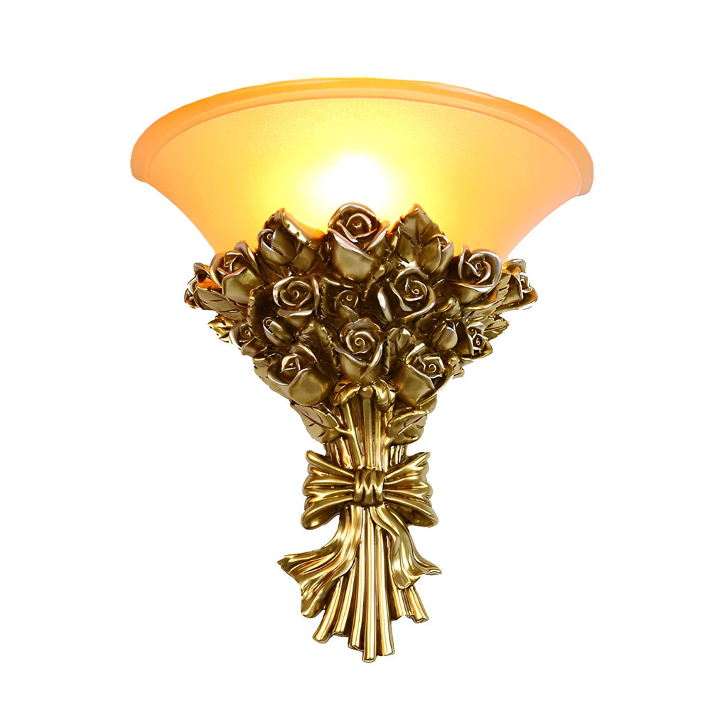 WINTHORPE VINTAGE ROSE EMBELLISHED WALL LANTERN