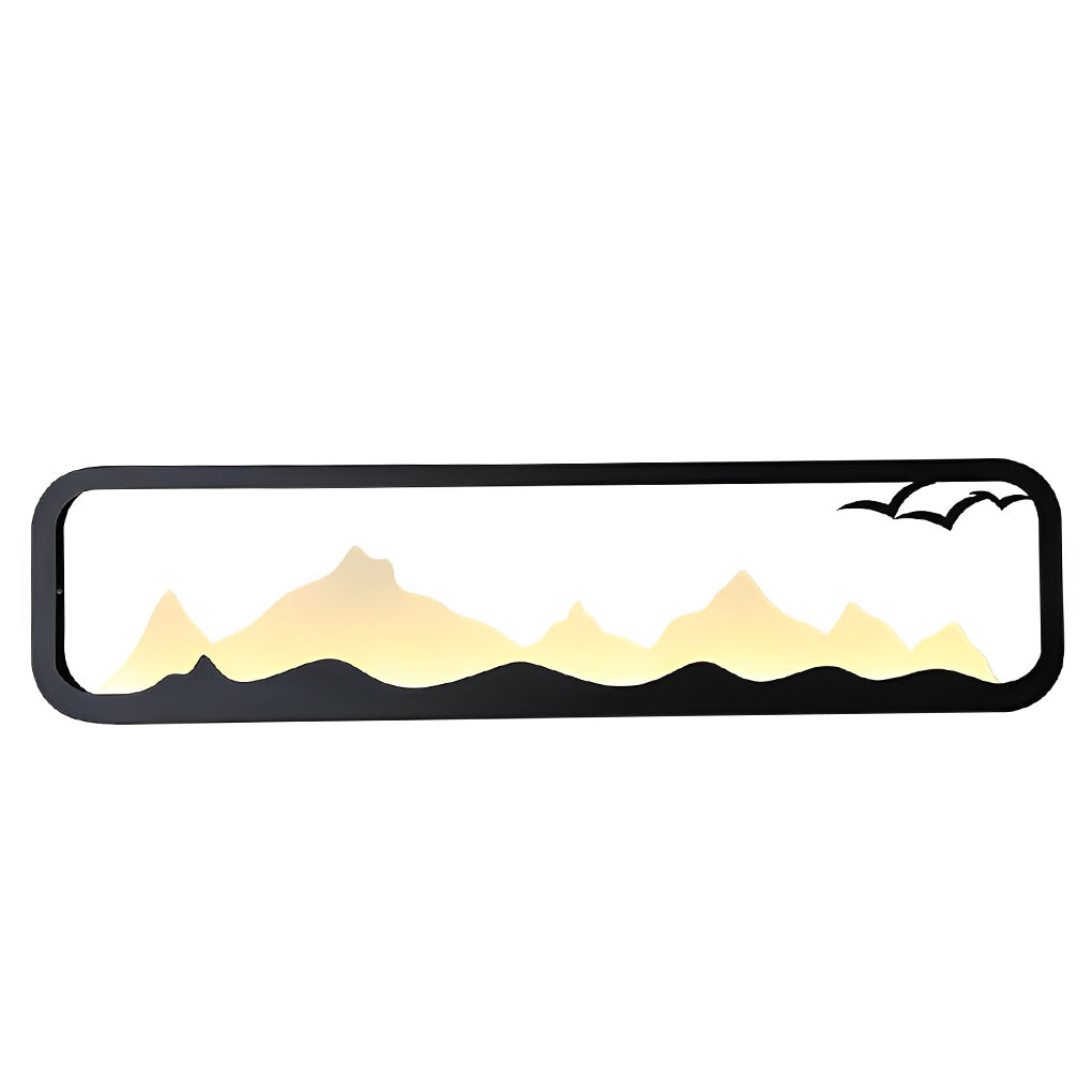 WINDSOR MOUNTAIN VIEW RECTANGULAR LED OUTDOOR SCONCE