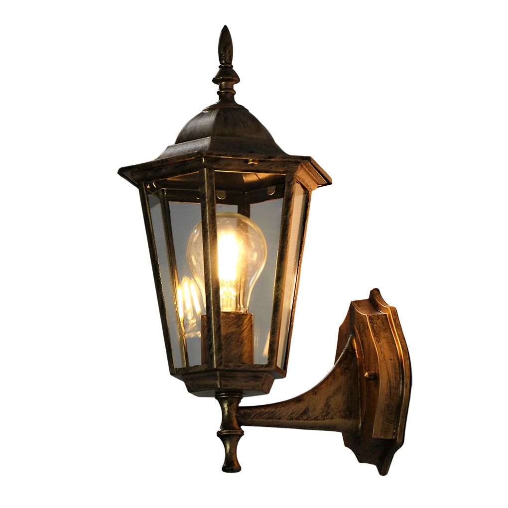 WINDSOR HEXAGONAL OUTDOOR WALL LANTERN