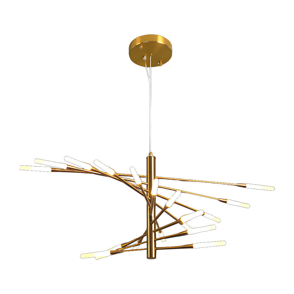 WINTHROP SPIRAL AURORA LED CHANDELIER