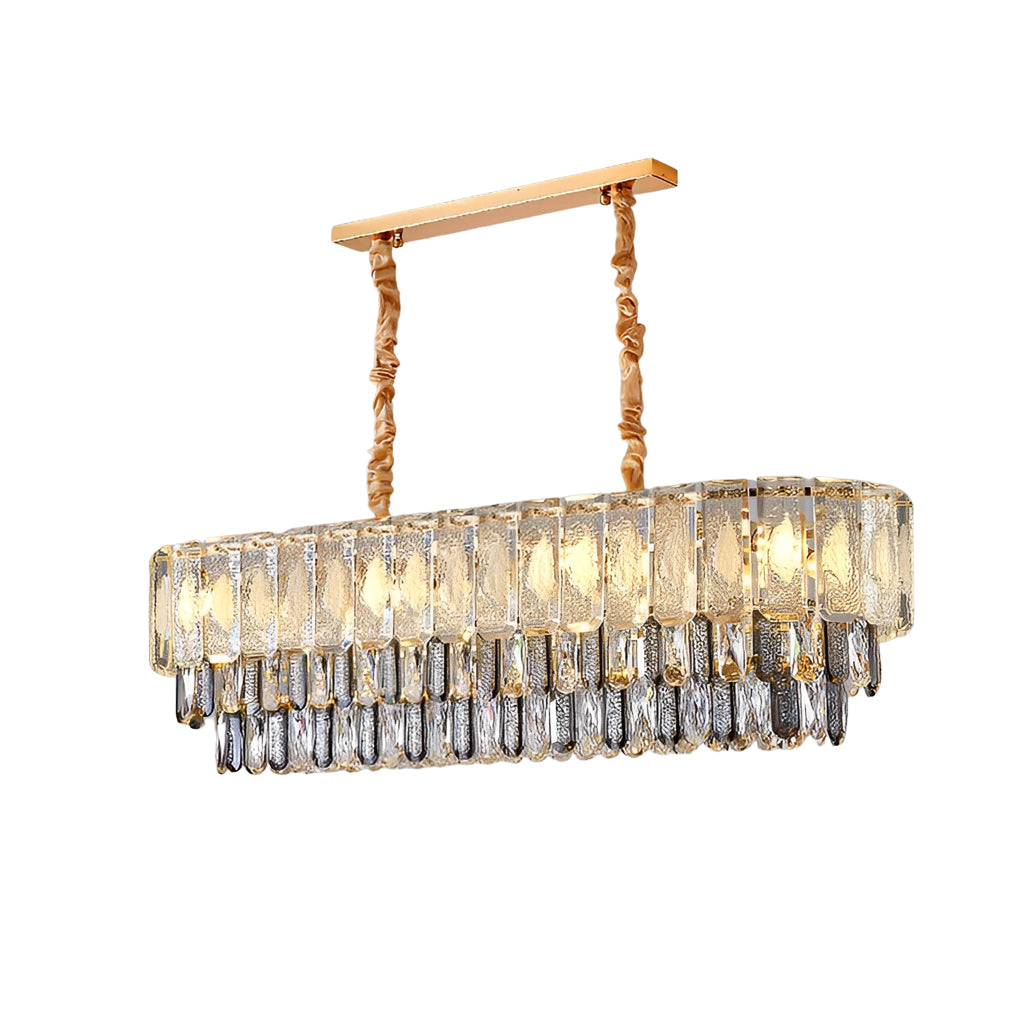WINTHORPE CRYSTAL CIRCLE DIMMER CHANDELIER