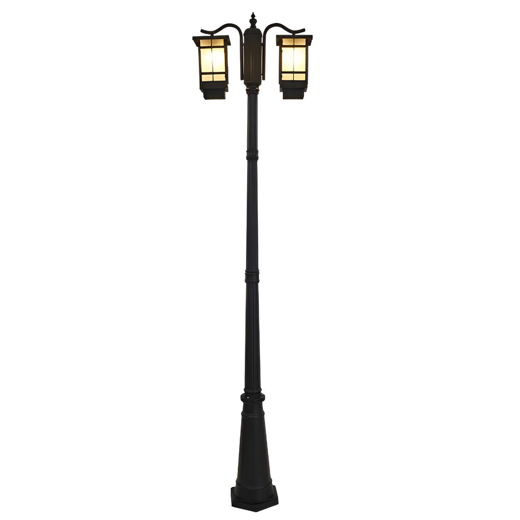 RAVENHURST TRIO OUTDOOR POST LANTERNS - WEATHER-RESISTANT MODERN LIGHTING