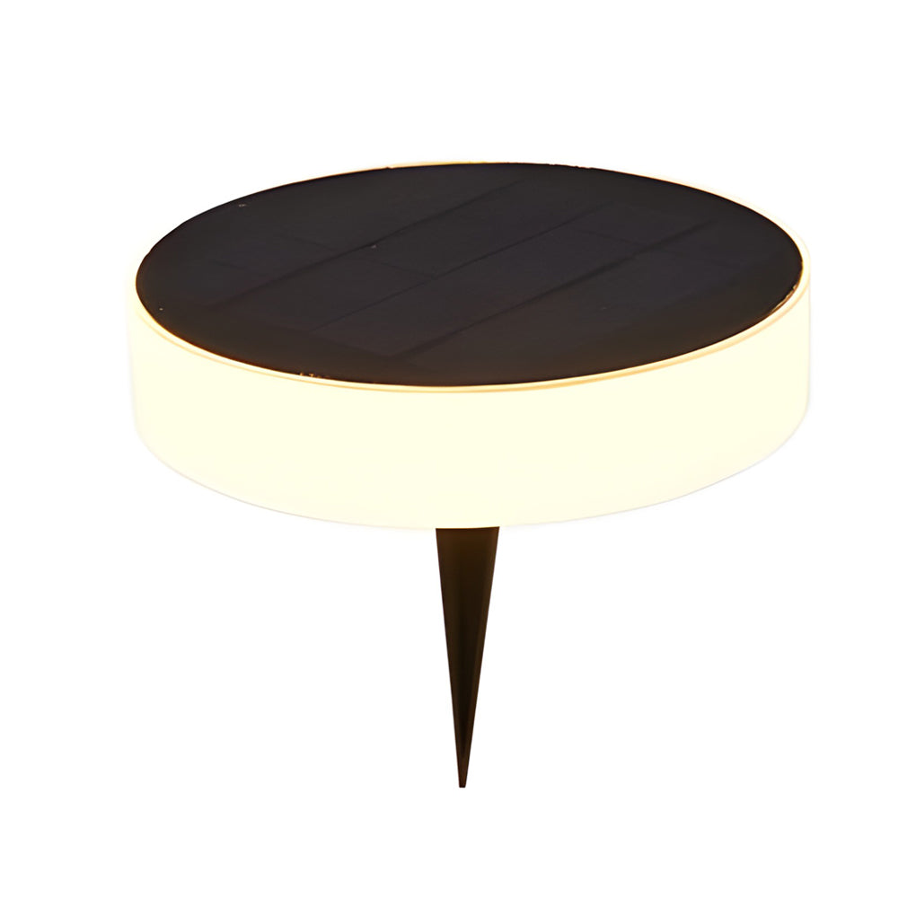WINDSOR SOLAR GROUND GLOW DISKS - Contemporary LED Illumination for Outdoor Gardens
