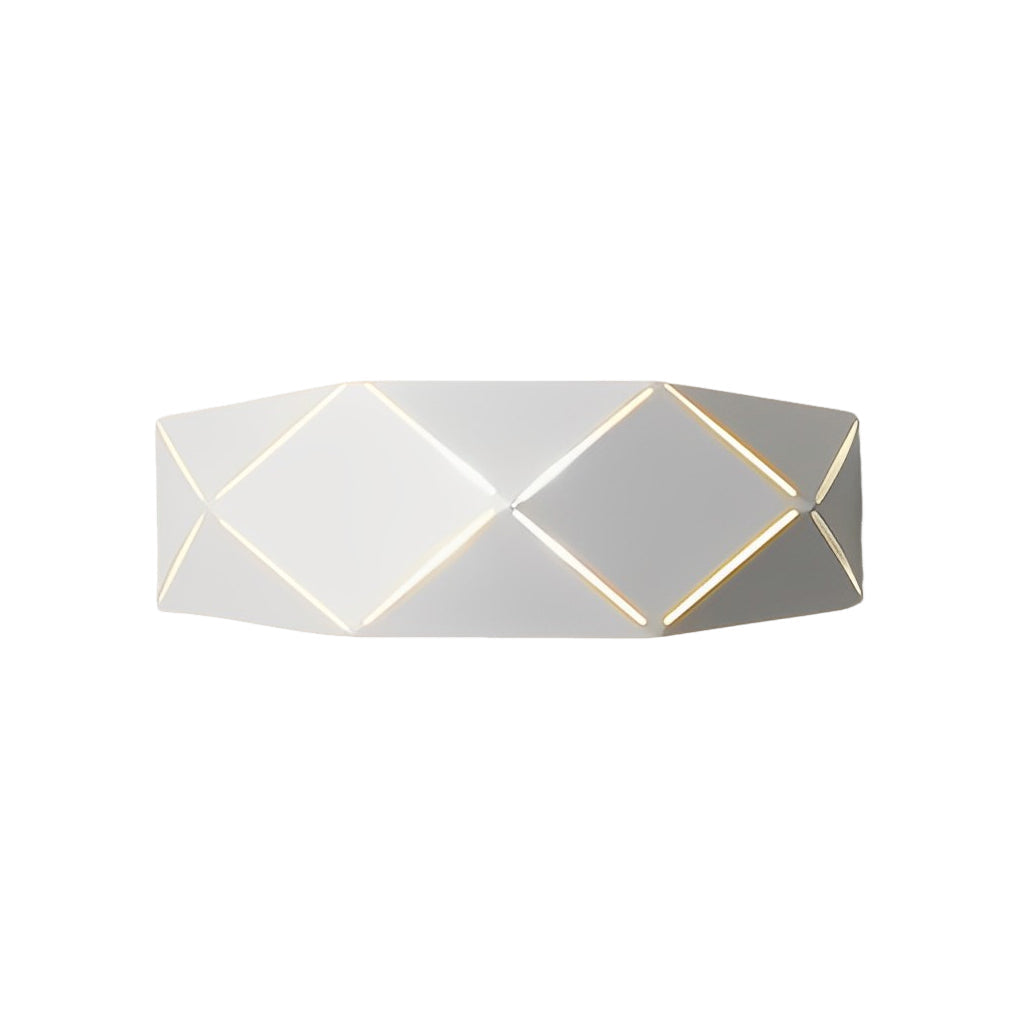 WINTHROP MODERN GEOMETRIC IRON AND ACRYLIC WALL SCONCE