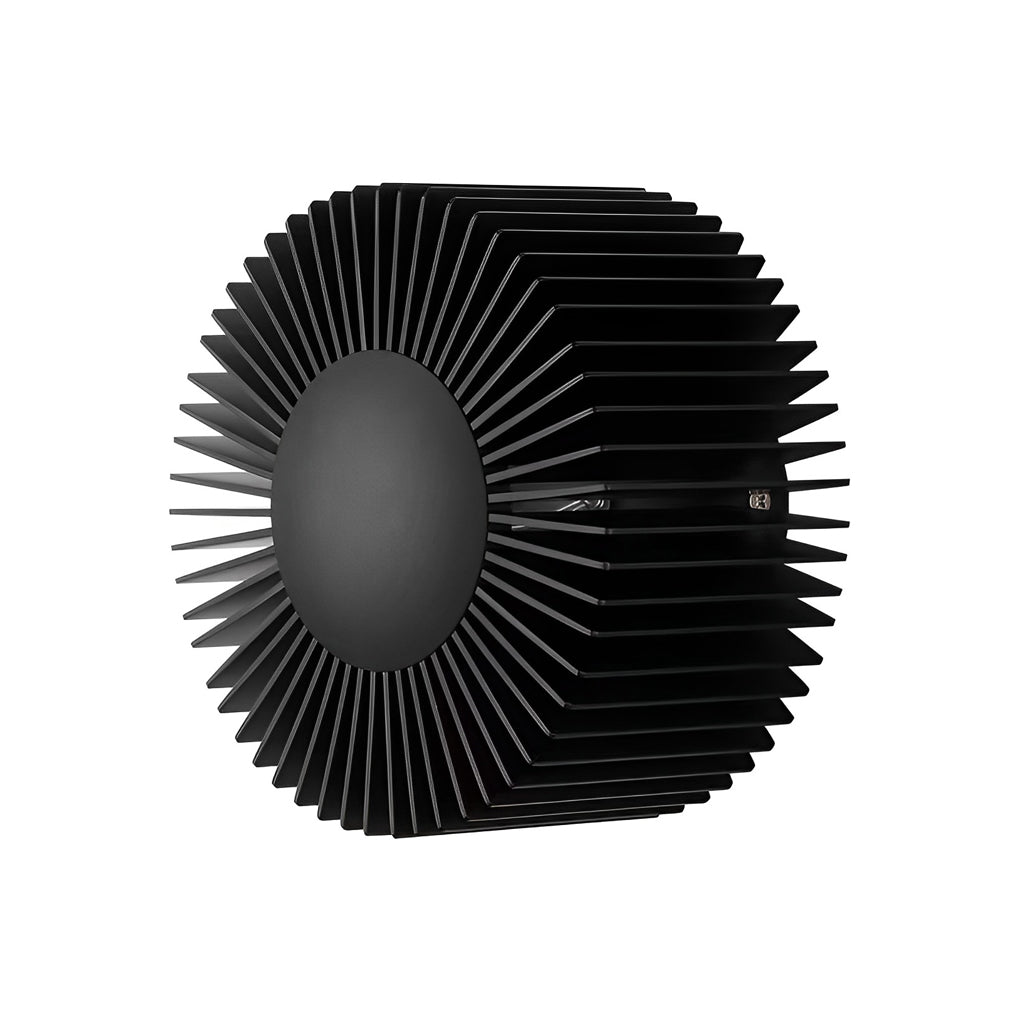 FENWICK SUNBURST ALUMINUM WALL LANTERN