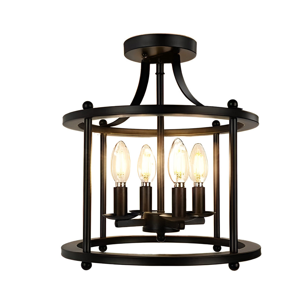 WHITBY INDUSTRIAL METAL PENDANT LANTERN