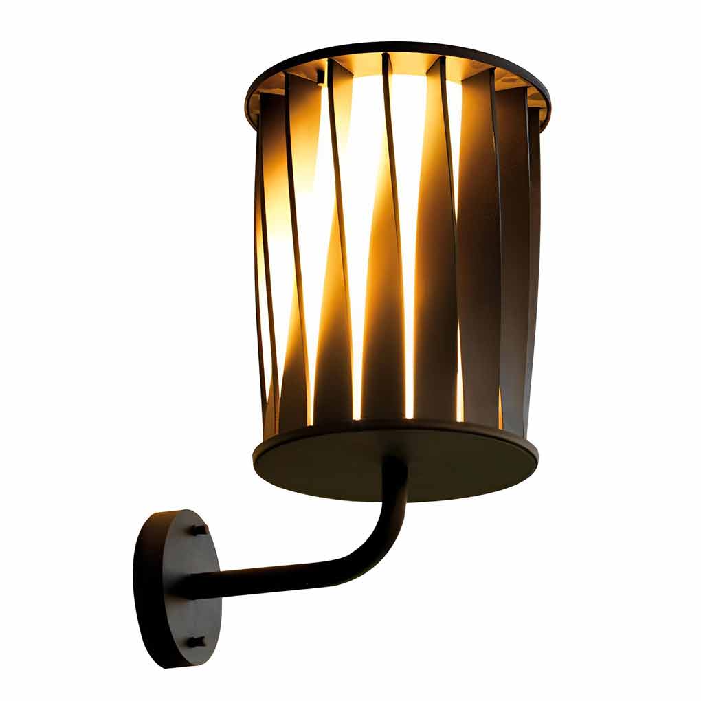 WINTHROP TWISTED WATERPROOF LED OUTDOOR WALL SCONCE