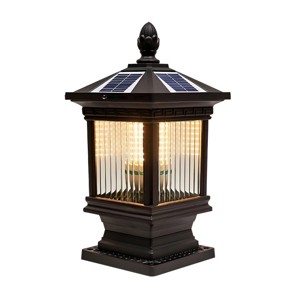 WINDSOR RUSTIC SOLAR FENCE POST ILLUMINATOR
