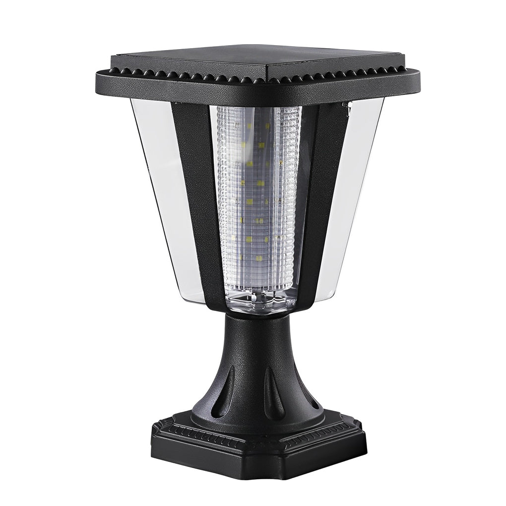 WINCHESTER SOLAR-POWERED POST LANTERN WITH MOTION DETECTION