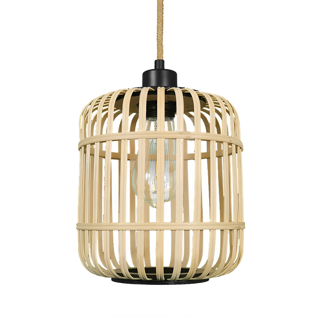 ALDERSON WOVEN RATTAN GLOBE PENDANT LIGHT