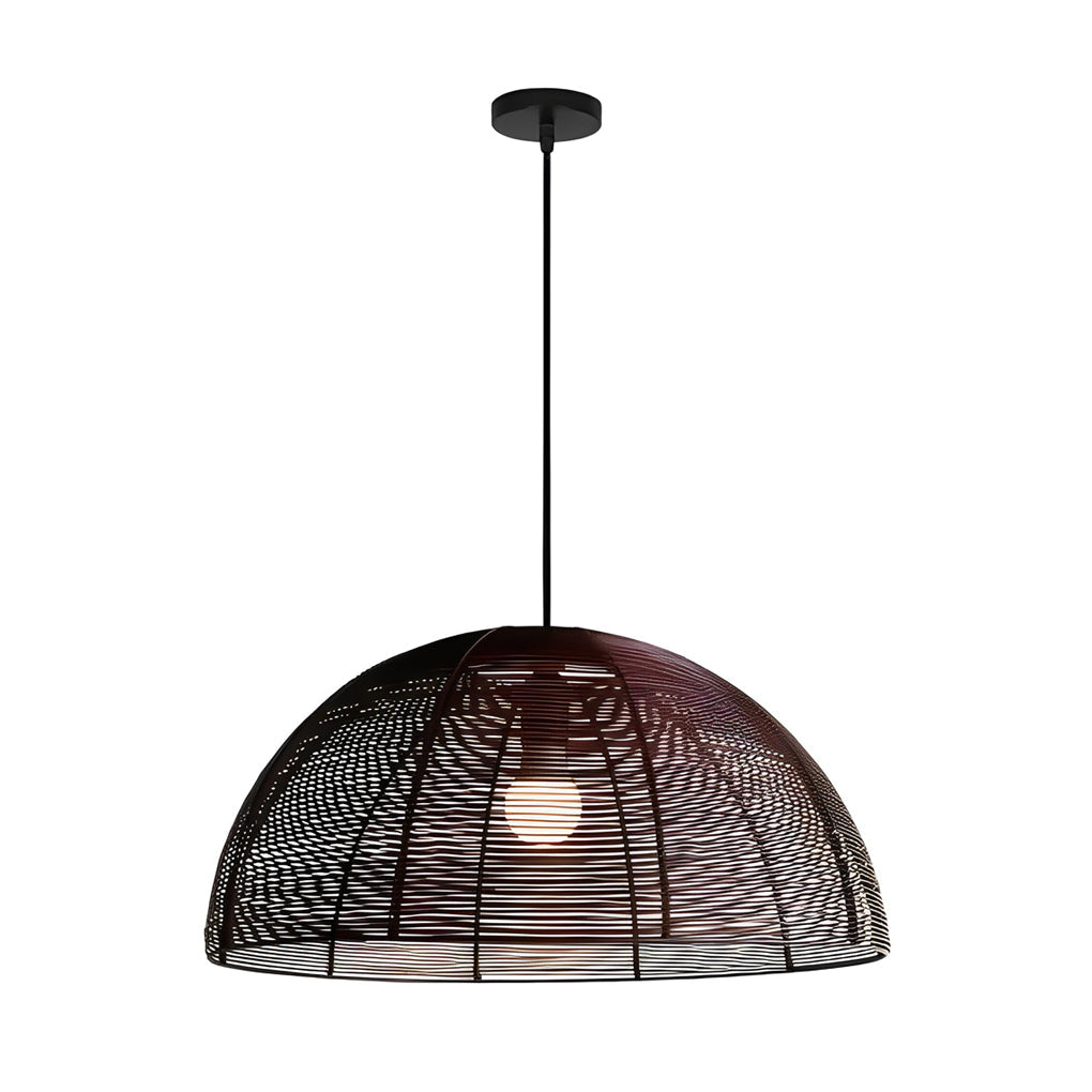 WINDSOR SEMICIRCULAR METAL WEAVE CHANDELIER