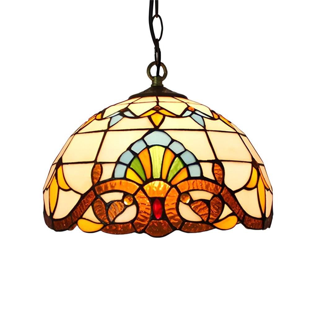BEAUFORT VIBRANT GLASS BAROQUE CHANDELIER