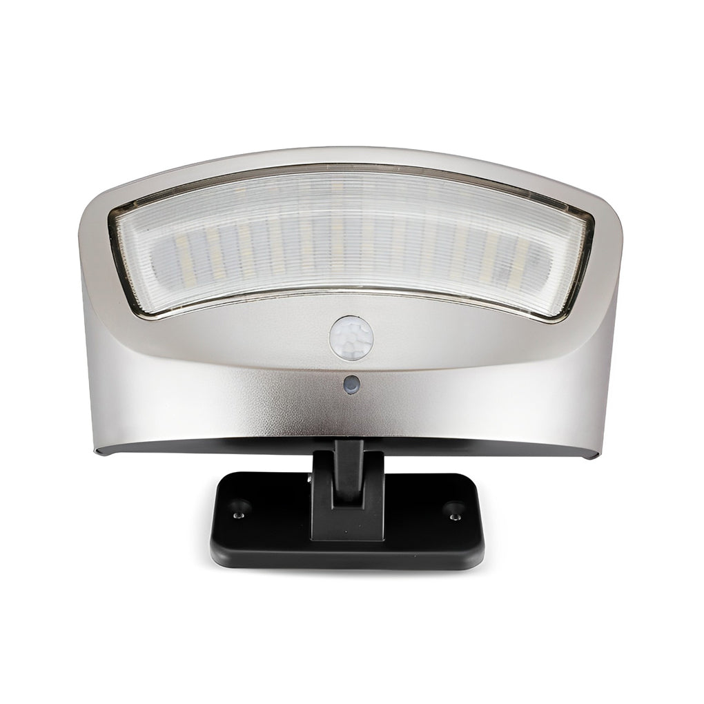 RAVENHALL SOLAR-POWERED MOTION DETECTOR WALL SCONCE WITH 45° TILT