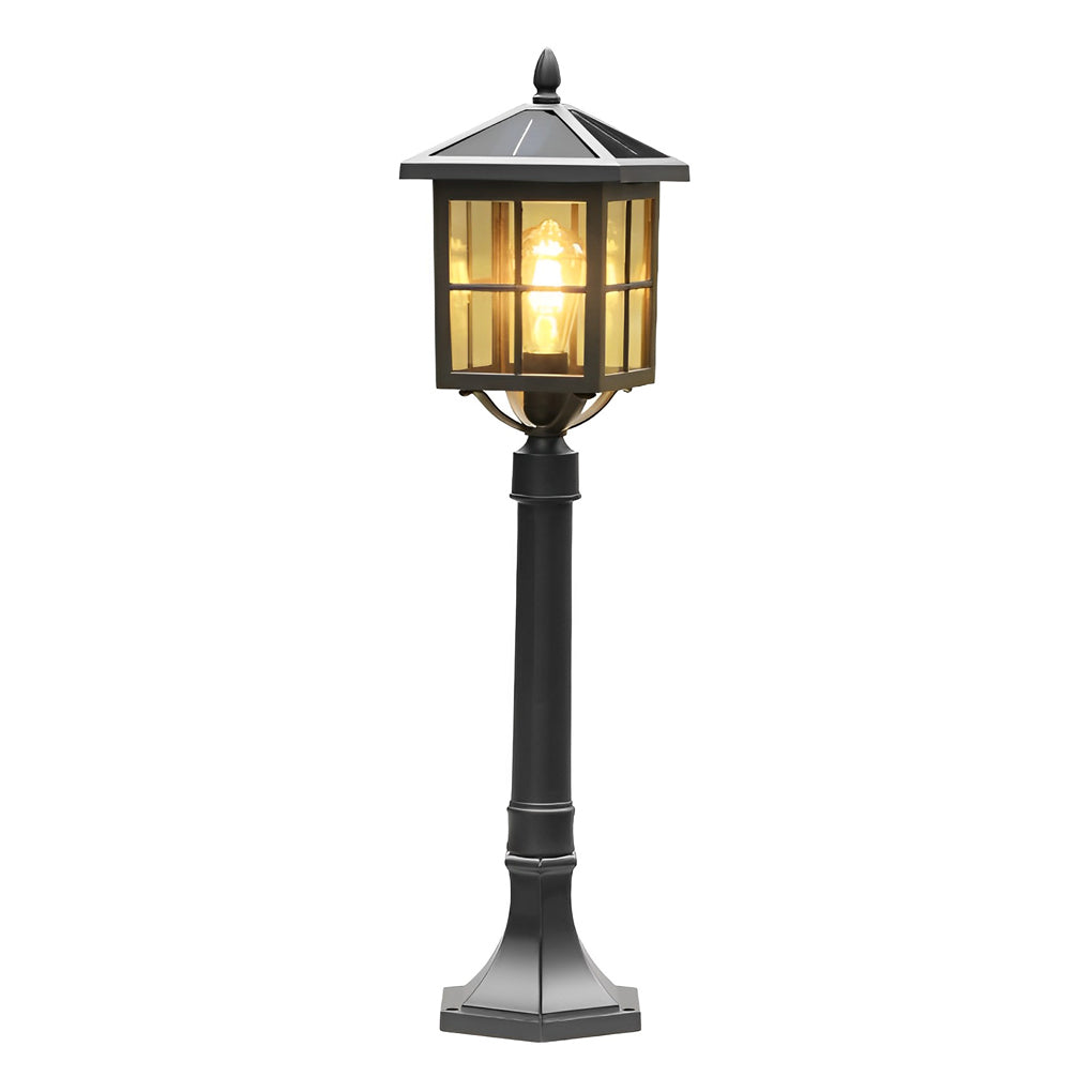 BLACKWATER GARDEN SOLAR-POWERED PAVILION LANTERN