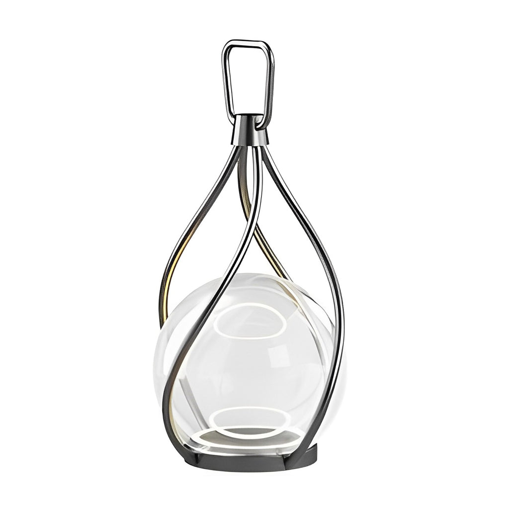 WILLOUGHBY METAL ORB NIGHT LANTERN - Waterproof, USB Rechargeable, Portable Illumination"
  
2. "HENLEY STEEL GLOBE NIGHTLIGHT - Compact, Rechargeable, Weather-Resistant Design"

3. "CHARLESTON BRASS TWILIGHT GLOW - USB Rechargeable, Waterproof, Portable